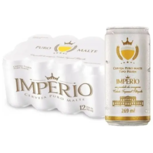 Cerveja Império Lata 269ml Fardo 12 unidades